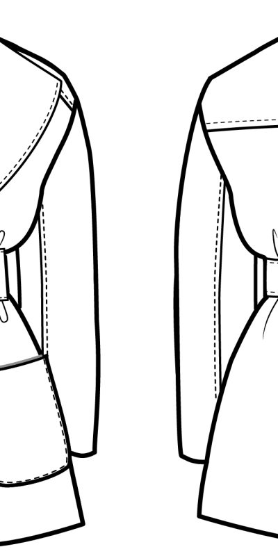 Wide Collared Coat