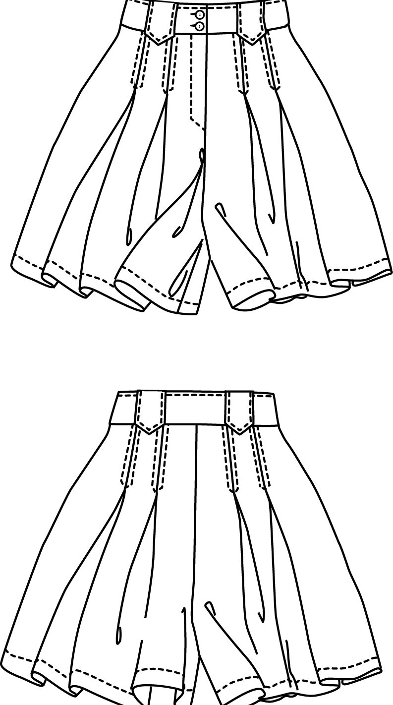 80's Bermudas or Culottes